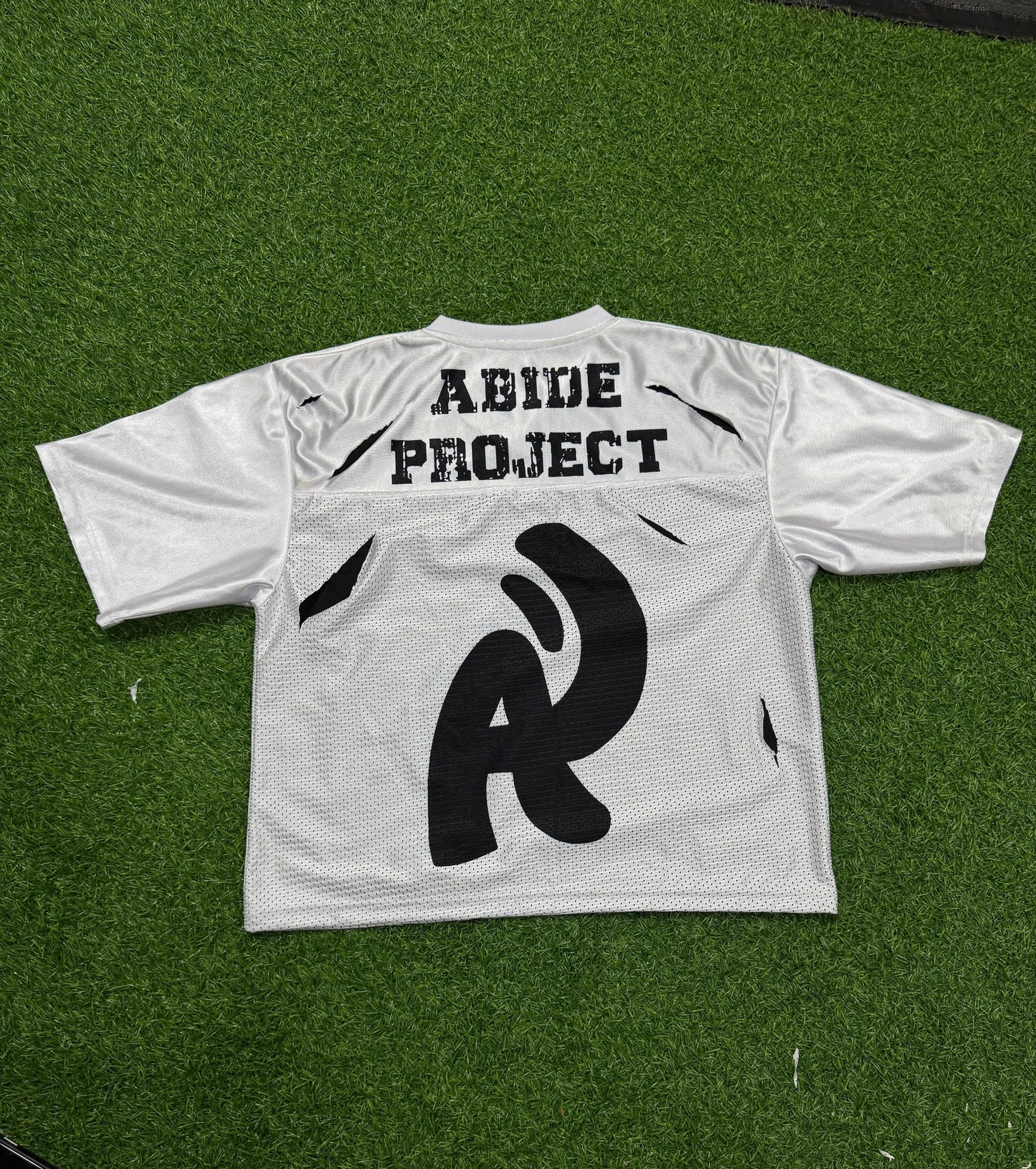 White Distressed ‘24’ Jersey