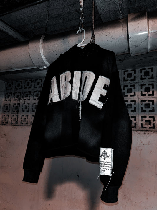 'ABIDE' Classic Cropped Hoodie